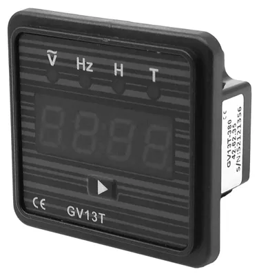 3-in-1 AC Digital Voltmeter Frequenz Betriebsstundenzähler 380V