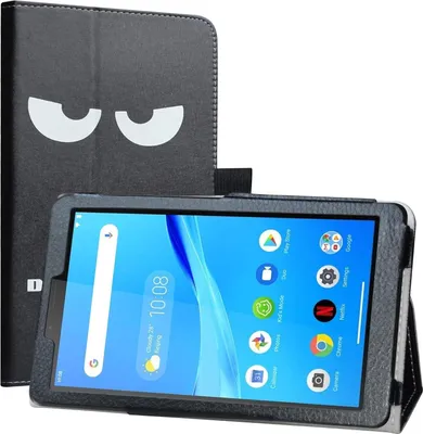 Produktbild von Tablet-Hülle Für Lenovo Tab M7 3. Generation Kunstleder Schwarz Mit Muster