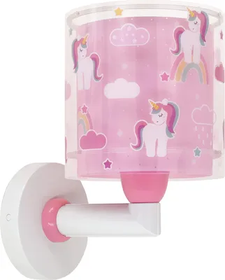 Produktbild von Dalber kinder Wandlampe, Kinderlampe Wandleuchte Einhörner Tiere Unicorns, kinde