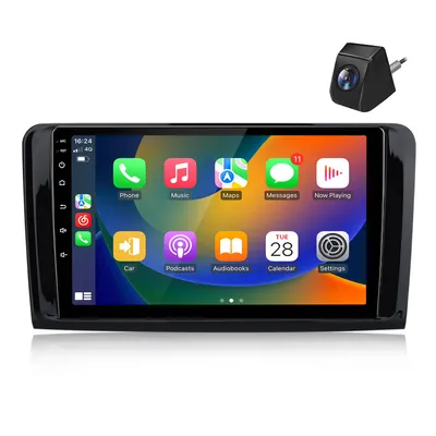 Obrázok produktu pre Autorádio s Carplay, Android 15, 2+64G pamäte, pre modely Mercedes ML W164 ML300 ML350 X164 (ročníky 2005-2012), s podporou DAB+, Wi-Fi, GPS navigácie, 2Din
