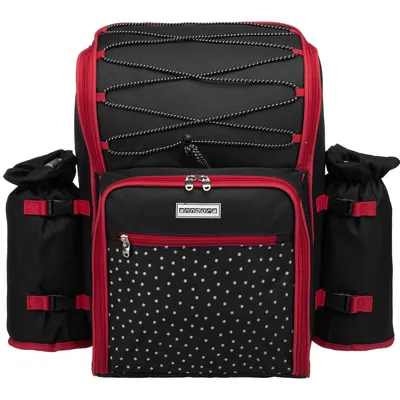 Produktbild von anndora Picknick Rucksack 4 Pers. 29 teile Kühlrucksack - Snövit - SNÖVIT