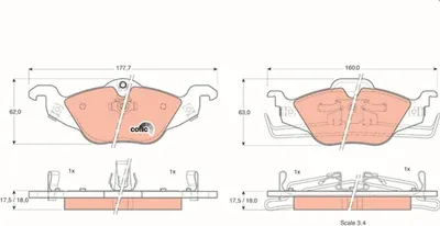 Image de Disques De Frein Avant Opel Astra G.