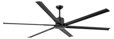 Image de Ventilateur de plafond à basse consommation avec télécommande Andros Noir 213 cm