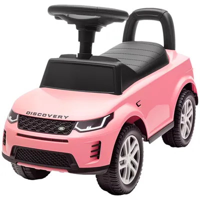 Productafbeelding van AIYAPLAY LAND ROVER DISCOVERY, glijauto, roze, met claxon