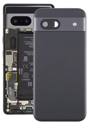 Obrázok produktu pre Náhradný zadný kryt s otvorom pre objektív fotoaparátu pre Google Pixel 8a, čierny
