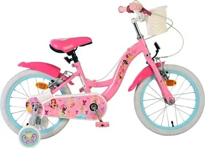 Produktbild von Disney Princess Kinderfahrrad - Mädchen - 16 Zoll - Rosa - Zwei Handbremsen