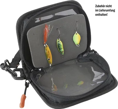 Immagine prodotto di Balzer Shirasu Spoon Bag II - Borsa per esche a cucchiaio, ideale per la pesca alla trota