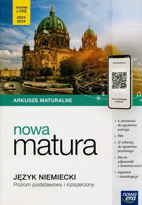 Obrázok produktu pre Arkusze Maturalne Nowa matura Język niemiecki poziom podstawowy i rozszerzony 2023/2024