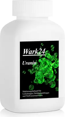 Produktbild von Wark24 Uranin 100g Fluorescein Dichtigkeitsprüfungen Strömungsanalyse Leckortung