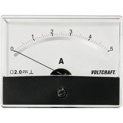 Produktbild von VOLTCRAFT AM-86X65/5A/DC AM-86X65/5A/DC Einbau-Messgerät AM-86X65/5A/DC Drehspule