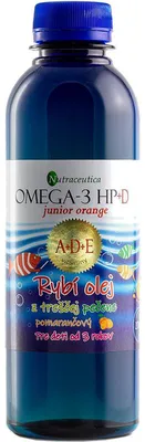 Obrázok produktu pre Rybí olej - OMEGA 3 HP natural pre deti - 270ml - Rybí olej junior orange OD 3 rokov