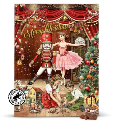 Produktbild von Confiserie Heidel Märchen Adventskalender mit 24 Schokoladen Figuren