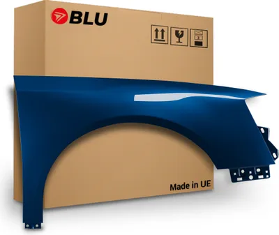 Immagine prodotto di BLU Parafango compatibile con VW Volkswagen Passat B6 LC5C Destra Blau Biscay Blau | 2005-2010 | Anteriore | Verniciato | Pronto per il montaggio | Acciaio