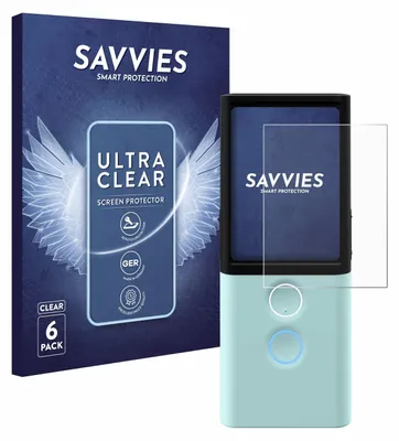 Produktbild von 6x Für Vasco Translator M3 Schutzfolie Savvies Displayschutz Display Schutz Folie Klar Transparent