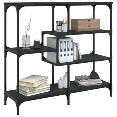 Produktbild von (Design 2026） Konsolentisch Schwarz 103x32x95cm Holzwerkstoff - HOMMIE 156043 - Konsolentische
