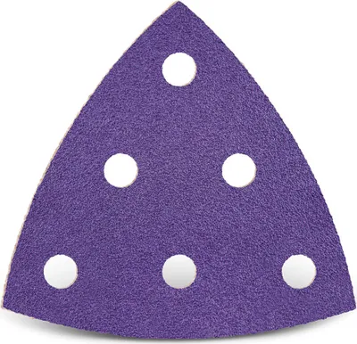 Produktbild von MENZER Titanium HD Klett-Schleifblätter, 93 mm, 6-Loch, f. Deltaschleifer, Keramik-Mix (50 Stk.) K1000