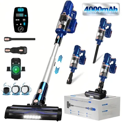 Produktbild von Akku‑Hand‑ und Stielstaubsauger, 80000 Pa, 500 W, beutellos, HEPA‑Filter
