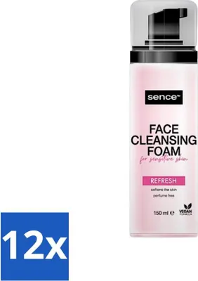 Produktbild von Sence - Empfindliche Haut - Gesichtsreiniger - Schaum - 150 ml - Vorteilspack - 12 Stücke