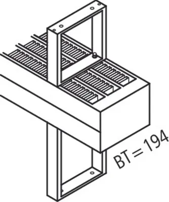 Zdjęcie produktu dla Wspornik ramy do konwektora Kermi 192/320 KN43;KS33 ZB00350011