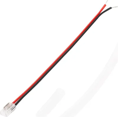 Produktbild von Verbinder mit Kabel für LED-Streifen SMD/COB Selbstgleichrichtend 220V AC IP65 Breite 6,5mm 6,5 mm