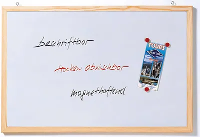 Produktbild von Franken Schreibtafel - 40 x 30 cm, magnetisch, weiß lackiert