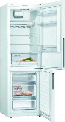 Image de Réfrigérateur combiné 60cm 308l brassé blanc - Bosch - KGV36VWEAS - serie 4