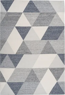 Produktbild von Teppich >Yoga< in Grau / Creme, 100% Polyester - 230x160cm (LxB)