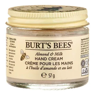 Produktbild von Burt's Bees Almond Milk Beeswax beanspruchte Hände Pflegecreme Mandelöl 500921