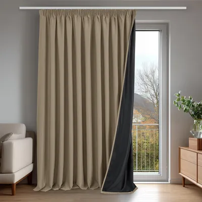 Obrázek produktu pro Závěs - Záhyby - Zatemňovací - 300 x 220 cm - Caqui - 1 panel