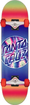 Produktbild von Santa Cruz schillerndes Punkt-Skateboard Rot Lila 8.25