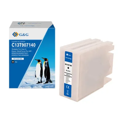 Image de G&G compatible avec C13T907140, NP-E-9071BK, noir