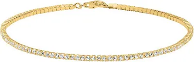 Produktbild von Armband Sterlingsilber vergoldet Zirkonia JEWLIX SB0292