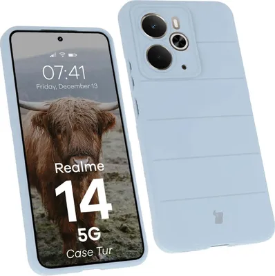 Produktbild von Robuste Handyhülle für Realme 14 5G, Bizon Case Tur, Hellblau