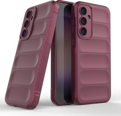 Produktbild von Handy Hülle für Samsung Galaxy S23 FE Grip Case Cover Schutzhülle Softgrip Farbe: Burgunder Rot