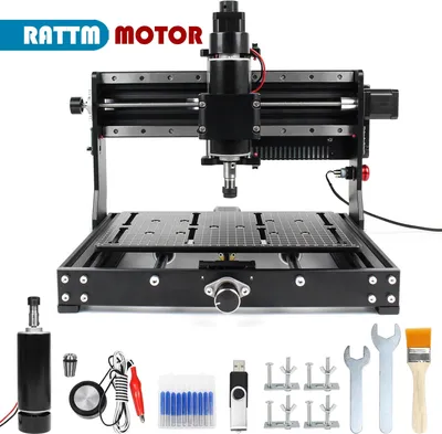 Obrázek produktu pro CNC gravírovací stroj, celokovová konstrukce, vysoce přesný výkon, 500 W, bez laseru