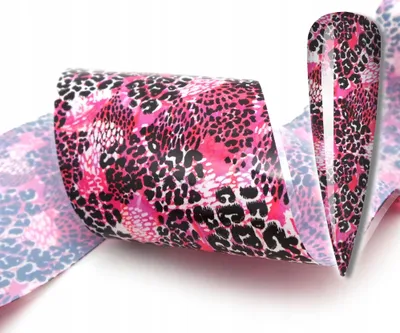 Immagine prodotto di Pellicola Transfer 10Cmx4Cm Rosa Leopard Fleeced