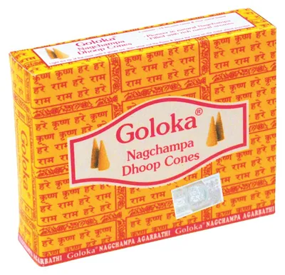 Produktbild von Goloka Räucherstäbchen "Nag Champa" Kegel 10St.