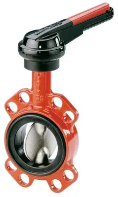 Produktbild von KSB Einklemm-Absperrklappe BOAX-S, mit Handhebel, PN6/10/16, DN125, EPDM, 1 Stk.