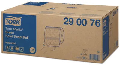 Produktbild von Tork Handtuchrolle ELEVATION 290076 150m 2lagig grün 6 Rl./Pack.