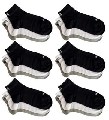 Obrázok produktu pre Puma Quarter Socken, balenie 18 párov, viacfarebné: veľkosť 43-46
