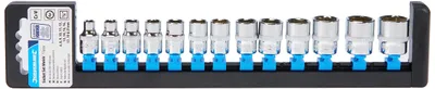 Dopsleutel-Set 13-teilig, metrisch, 3/8 Zoll, 6-21 mm