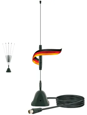 Image de Schwaiger DVB-T Rec Innen Außen Antenne Aktiv Stab max 35dB
