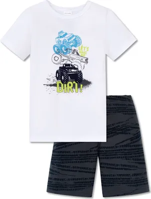 Produktbild von Schiesser 161300 - Jungen kurzer Schlafanzug / Shorty Größe 92