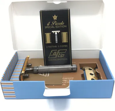 Image de Fatip il Piccolo Special Rasoir à peigne ouvert + fermé 42121