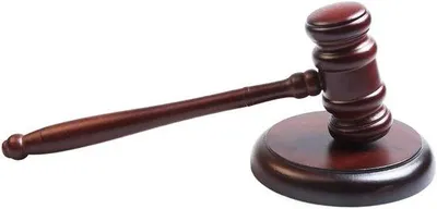 Produktbild von Vorsitzenderhammer – Holzhammer – Vorsitzenderhammer mit Schlagblock – Auktionshammer – für Anwälte, Richter, Auktionen, Gerichte