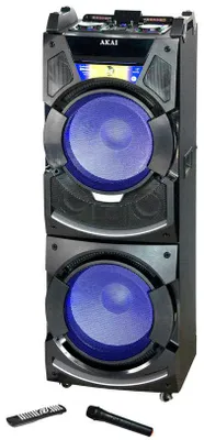 Produktbild von Akai DJ-S5H, 3,81 cm (1.5"), 38,1 cm (15"), 400 W, 20 - 20000 Hz, Schwarz, AC
