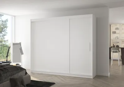 Obrázek produktu pro Velká šatní skříň 250 cm GADRIS - bílá