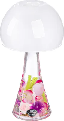 Image de Gilde Dreamlight, Windlicht, Lampe Salon, "Pink Love", Glas, pink, rosa, VE 2, H. 23 cm, D. 12.5 cm 72306 4063387723067