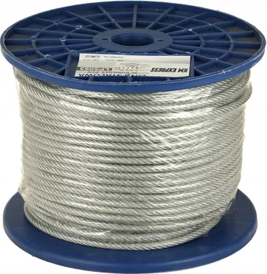 Produktbild von Stahlseil FEINZ 6 mm - 100 m Rolle - PVC-beschichtet - hohe Belastbarkeit - vielseitig einsetzbar