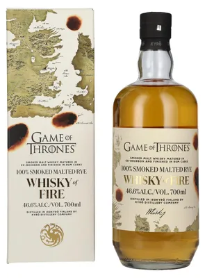 Produktbild von Kyrö Whisky of Fire - Game of Thrones - Smoked Malted Rye Whisky